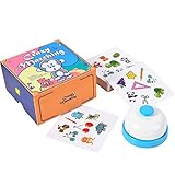 Mgichoom Memory-Kombinationsspiel | Kartenspiele für Kinder - Lustiges und Memory-Spiel für Jungen und Mädchen ab 3 Jahren, mit Rush To Answer The Bell