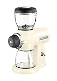 KitchenAid 5KCG0702EAC, ARTISAN Kaffeemühle mit Scheibenmahlwerk, CREME