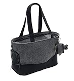 HUNTER BARCELONA Tragetasche, Transporttasche für Hunde und Katzen, 40 x 20 x 30 cm, grau