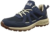 Jack Wolfskin Damen Woodland 2 Texapore Low W Sneaker, Dark Blue/Beige, 41 EU