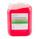 Hygiene Vos Sanitärreiniger 5 Liter. Entfernt Kalk von Armaturen, Fliesen, Duschabtrennungen sowie Urinstein und Wasserstein. Geeignet für Hochdruckreiniger