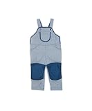 FINKID Jungen LOIRI Outdoorhose Latzjeans 3062075 in blau (denim striped / denim 153113), Kleidergröße:70/80;Farbe:blau (denim striped / denim 153113)