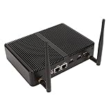 Sxhlseller Win10 Pro Micro Computer, Celeron N3150 Bis zu 2,08 GHz, 2,4 G/5,0 G WiFi, 8 GB DDR3L 1 TB MSATA, Tragbarer Mini-PC Mini-Computer für Business Office-Anwendungen(eu)