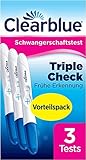 Clearblue Schwangerschaftstest Frühe Erkennung Vorteilspack, Über 99 % zuverlässig, Kit mit 3 Tests