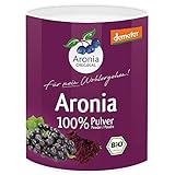 Aronia ORIGINAL 100% Bio Aronia Pulver Demeter 100 g | Aus Trester von Schale, Kernen und Fruchtfleisch der Beere | Vegan, ohne Konservierungsstoffe, ohne Zuckerzusatz (lt. Gesetz)