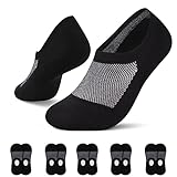 L&K-II 10 Paar Damen Sneaker Socken Füßlinge Sport Socken Unisex mit Netzgewebe-Zone Schwarz 2145BL 39-42