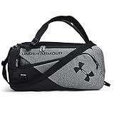 Under Armour UA Contain Duo SM Duffle Sportsack, Pitch Gray Medium Heather/Black/Black (012), Einheitsgröße