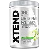 XTEND Original - BCAA-Pulver - Grüner Apfel | Ergänzungsmittel mit verzweigtkettigen Aminosäuren | 7 g BCAA + Elektrolyte für Regeneration & Hydration | 30 Portionen