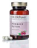 Dr. Oldhaver Himbeer Keton (60 Kapseln), Laktosefrei & Glutenfrei, Frei von Farbstoffen, Premium Qualität, Mit Apfelessig, Apfelpektin, Grüner Tee, African Mango, Koffein, Vitamin C, Acai