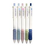 EOGE Cloud Grip Brush Title Pen Superweicher Stiftgriff Neutraler Stift 5 Stück Hoher Farbwert Drücken Sie den schwarzen Stift, um schnell zu trocknen Adventskalender Weinflaschen (A, One Size)