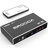 Hdmi Switch, mrocioa 3 Port Eingang 1 aus 4K Hdmi Switcher Box mit Fernbedienung. HDMI Splitter 4K Hub. Unterstützt PS4 / Xbox One / Fire TV / Apple TV / Sky Box / STB / DVD / Laptop / Roku.