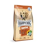 Happy Dog 60517 – NaturCroq Rind & Reis – Trockenfutter mit heimischen Kräutern für ausgewachsene Hunde – 15 kg Inhalt