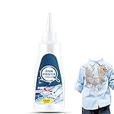 120ml Nml Clothes Stain Remover,Nicemeluck Fleckentferner für Kleidung,Reiniger für hartnäckige Flecken auf Kleidungsstücken,Ölfleckenentferner Für Kleidung,Stoff Fleckentferner entfernt Öl