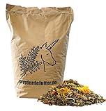 mypferdefutter Senior-Futter mit Hanfsamen und Weißdorn- 13kg - 100% Natur PUR ohne Zusätze und Melasse - besonders schmackhaftes Pferdefutter - speziell für ältere Pferde