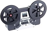 Somikon Filmscanner: HD-XL-Film-Scanner & -Digitalisierer für Super 8 & 8 mm, bis 7'-Rollen (Super 8 Filmscanner)