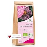 Weltecke Bio-Cistus-Tee 250 g | Frisch abgefüllt in Deutschland | Aromatisch-herber Kräuter-Tee in Bio-Qualität | Natürlich vegan | Ohne künstliche Aromen & Zucker | Loser Zistrosen-Tee