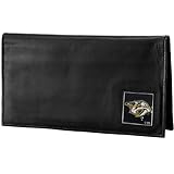 NHL Siskiyou Sports Fanshop Nashville Predators Deluxe Leder Scheckbuchhülle One Size schwarz