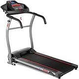 FITFIU Fitness MC-100 - Faltbares Laufband, Geschwindigkeit bis zu 10km/h, manuelle Steigung, Lauffläche 31x102cm, Leistung 900w, LED Display, ideal zum Gehen, max. Gewicht 120kg, Schwarz