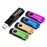 5 Stück DataOcean USB Stick 32GB USB 2.0 High Speed Flash Drive Speicherstick USB-Flash-Laufwerk Memory Stick(32GB Schwarz Grün Gelb Pink Blau)