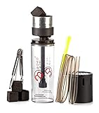 BoRo Miami® Shisha to Go - Premium Shisha Zubehör und Auto Shisha – Wasserpfeifen Shisha Set inkl. Windschutz, Schlauch, Hookah Zange, Reise Shisha-klein