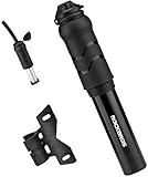 ROCKBROS Fahrrad Minipumpe Rahmenpumpe 100 PSI Luftpumpe Presta & Schrader Ventile für Mountainbikes, Rennrad, E-Bikes, MTB