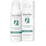 Allpresan diabetic INTENSIV Schaum-Creme, 10% Urea Medizinprodukt zur Behandlung trockener und rissiger Fußhaut, 125 ml