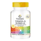 Vitamin A 10.000 I.E - 3000µg Retinol (Retinylacetat) pro Tablette - hochdosiert & vegan - 100 Tabletten