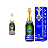 Pommery Champagner Brut Rosé 0,75l & Brut Royal in Geschenkverpackung, (1 x 0.75 l)