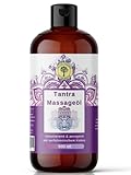 Tantra Massageöl 500 ML XXL | mit sinnlichem Kokos | Liebesöl Grüne Valerie |[DERMATEST: EXELLENT] Stimulierend und anregend, perfekt für die leidenschaftliche Partnermassage | Relax! |Made in Italy