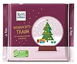 Ritter Sport Weihnachtstraum (12 x 145 g), Vollmilchschokolade mit weihnachtlichen Gewürzen, mit Kardamom, Zimt & Mandel, Tafelschokolade zu Weihnachten