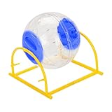 Balacoo Hamsterball mit Ständer - Rennmausball Rattenbälle Hamster-Übungsball-Hamster-Laufball für Igel Syrer Maus Mäuse Syrerhamster 5-zufällige Farbe