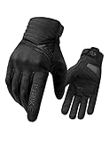 INBIKE Motorradhandschuhe Herren Damen Radlerhandschuhe Männer Schutz Motorrad Handschuhe Mit Harter Für Motorrad Radfahren Motocross Schwarz XL （IM902）