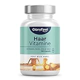 Haar Vitamine - 180 Kapseln - Haut-Haare-Nägel-Kur* mit 24 Vitalstoffen - Hochdosiert mit Biotin, Selen, Zink - Bio-Aktiv: Alle 8 B-Vitamine - Laborgeprüft ohne Zusätze in Deutschland hergestellt