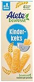 Alete bewusst Kinderkeks, ab dem 8. Monat, Butterkeks aus Weizen für Kinder, handlich verpackte Kekse als kleiner Snack, perfekt für unterwegs & zwischendurch, 12 x 180 g