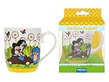 Trötsch Der kleine Maulwurf Kindertasse Garten: Geschenktasse aus Porzellan