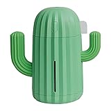 USB Luftbefeuchter PP Elektronische Komponenten ABS Wiederaufladbar Wohnzimmer Auto Luftbefeuchter Öle Diffusor (Green, One Size)