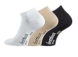 TippTexx 24 Unisex, 12 Paar Ökotex Sneakersocken Bambussocken, handgekettelte kurze Socken mit zusätzlicher Garantie (Weiß, 39-42)