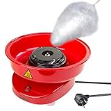 Zuckerwatte Maschine Maker Zuckerwattegerät Zuckerwatteautomat 31 cm 500 W Watt rot