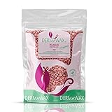 Dermawax Pink Wachs Heißwachs Waxing Perlen Wachsperlen Wax perlen Anwendung ohne Wachsstreifen zur Haarentfernung Brazilian Waxing Bikini Zone Beine Gesicht Arme Achseln Rücken Nase Enthaarung (1 kg)