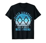 Double Black Diamonds Mädchen Best Friend Ski Track Snowboard T-Shirt