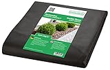 GardenMate 10m² Unkrautvlies Gartenvlies wasserdurchlässig – Unkrautfolie Gartenflies – Unkrautflies 2m x 5m - 50g/m² – Gartenfolie Reißfestes Unkrautschutzvlies - Hohe UV-Stabilisierung