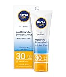 NIVEA SUN UV Gesicht Mattierender Sonnenschutz LSF 30 (50 ml), nicht fettende Sonnencreme für das Gesicht, sofort wirksame Sonnenmilch mit leichter Textur