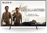 Sony KD-75X85J/P BRAVIA 189cm (75 Zoll) Fernseher (Android TV, 4K Ultra HD (UHD), High Dynamic Range (HDR), Google TV, Smart TV, 2021 Modell) Schwarz