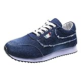 Sunnyuk Laufschuhe Damen Wasserdicht Winter 2022 Frühling Sommer Anti-Skid Turnschuhe Casual Atmungsaktive Sportschuhe Bequeme Segeltuchschuhe Fashion Damenschuhe Freizeitschuhe Straßenlaufschuhe