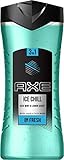 Axe 3-in-1 Duschgel & Shampoo Ice Chill XL für langanhaltende Frische und Duft dermatologisch getestet 400 ml 6 pack