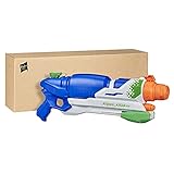 Super Soaker Barrage Wasserpistole drei Spritzmodi bis zu 11,5 Meter Reichweite riesiger 2,4L Wassertank einfaches Auffüllen