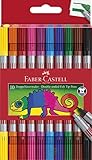 Faber-Castell 151110 - Doppelfasermaler, 10er Etui, 1 Stück