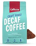 Caffezza® DECAF 500g - Entkoffeinierter Kaffee gemahlen - 100% Arabica Bohnen (gemahlen) - CO2 Methode, säurearm, Trommelröstung für alle üblichen Kaffeemaschinen, Filterkaffee, French Press