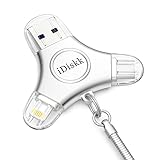 iDiskk MFi-zertifizierter 512 GB iPhone Photo Stick, Lightning USB Stick iPad Memory Flash Drive für iPhone, externer iPhone-Speicher für Mac PCs und alle iPhones