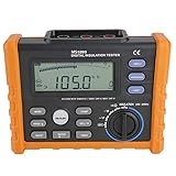 PM5205 Digitales Widerstandsmessgerät 2500 V Isolation Megaohm-Tester 0,01 MΩ-100 GΩ Widerstandsmessgerät AC / DC-Spannungsprüfer mit LCD-Hintergrundbeleuchtung